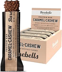Barebells Caramel Cashew Protein Bar - Protein & Nutrition