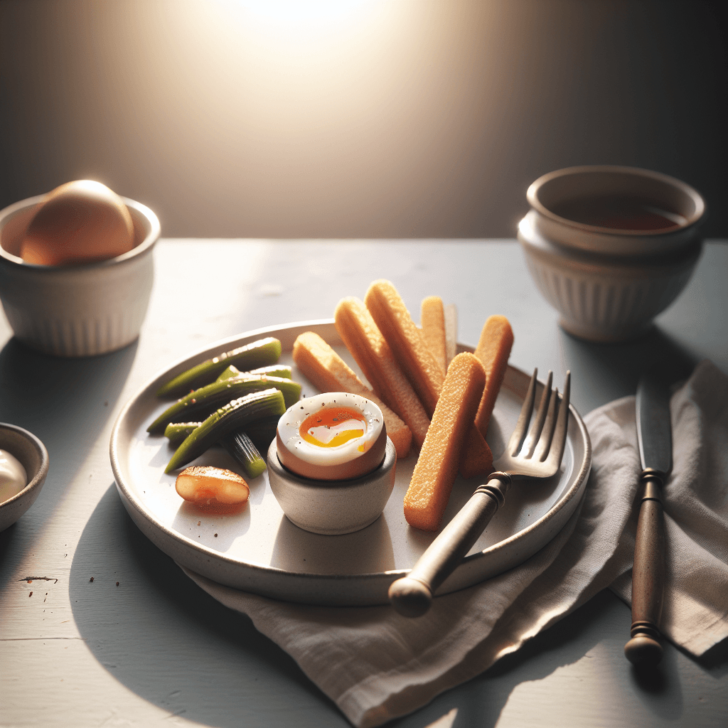 Boiled Egg with Soldiers recipe photo