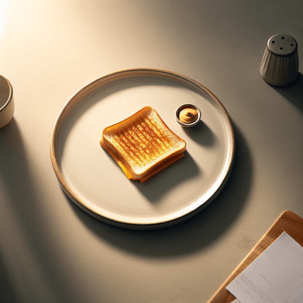 Cheese Toastie (Half) recipe photo