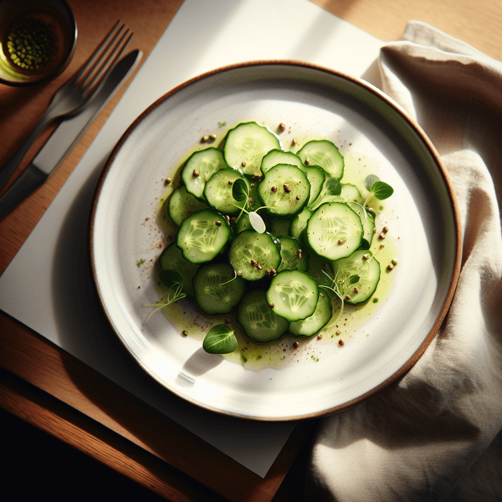 Cold Cucumber Salad recipe photo