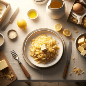 Pasta with Butter (Small Bowl) recipe photo