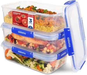Sistema Meal Prep Containers - Wellness Basics