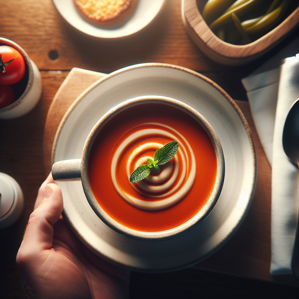 Smooth Tomato Soup (Mug) recipe photo